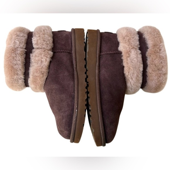UGG Fluff Mini Belted Boot for Women Size 6 - Picture 3 of 7